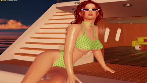 Snapshot of hannah3dx chatting on July 6, 6:32 pm Hannah online show from July 6, 6:32 pm