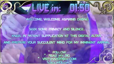 Snapshot of hardm0de chatting on April 9, 10:48 pm B0ne Daddy Bonesaw Real-Life College of Whispers Bard mindfuck brainwash hypno cerebral sensual online show from April 9, 10:48 pm