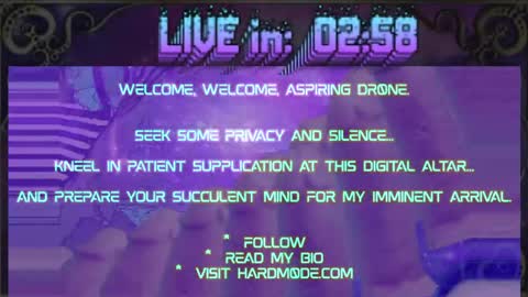 Snapshot of hardm0de chatting on April 13, 8:58 pm B0ne Daddy Bonesaw Real-Life College of Whispers Bard mindfuck brainwash hypno cerebral sensual online show from April 13, 8:58 pm