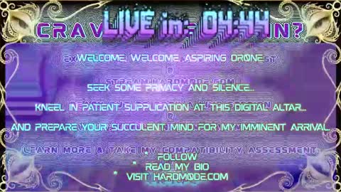 Snapshot of hardm0de chatting on May 8, 8:36 pm B0ne Daddy Bonesaw Real-Life College of Whispers Bard mindfuck brainwash hypno cerebral sensual online show from May 8, 8:36 pm