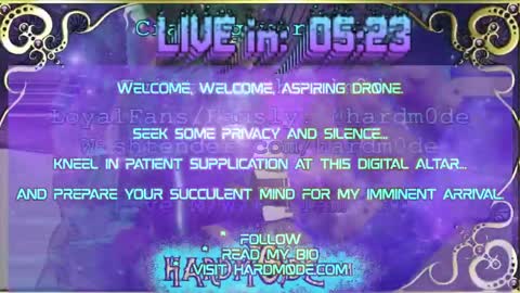 Snapshot of hardm0de chatting on May 14, 8:48 pm B0ne Daddy Bonesaw Real-Life College of Whispers Bard mindfuck brainwash hypno cerebral sensual online show from May 14, 8:48 pm