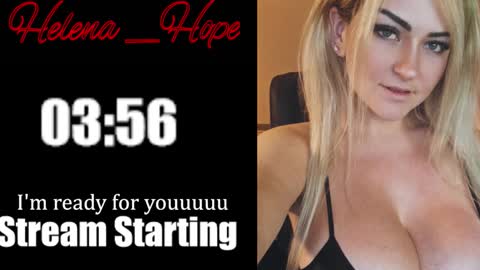 Snapshot of helena_hope chatting on February 21, 8:26 am Helena Hope online show from February 21, 8:26 am