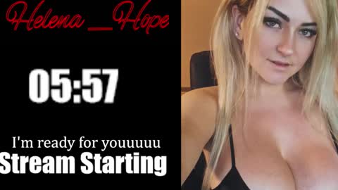 Snapshot of helena_hope chatting on February 24, 6:22 am Helena Hope online show from February 24, 6:22 am