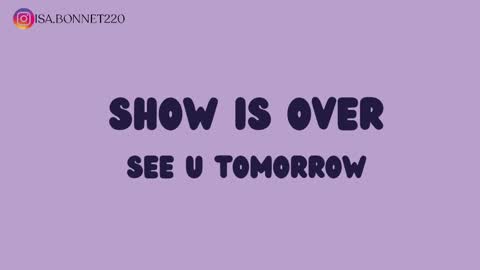 Isa online show from February 24, 5:33 am