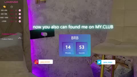 your kitty JANE roawww online show from January 16, 8:11 am