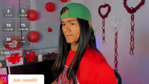 Snapshot of jem_roses3 chatting on February 14, 3:33 am jem roses3 online show from February 14, 3:33 am