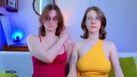 Hey Guys We are Julia ginger  Tina brunette online show from July 1, 1:24 pm