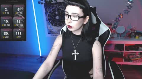 Snapshot of julscinamon chatting on January 19, 7:15 pm Baroness Von Cringe online show from January 19, 7:15 pm