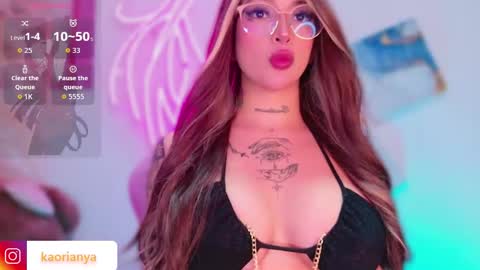 Snapshot of kaorianya001 chatting on February 22, 1:07 am Kaori online show from February 22, 1:07 am