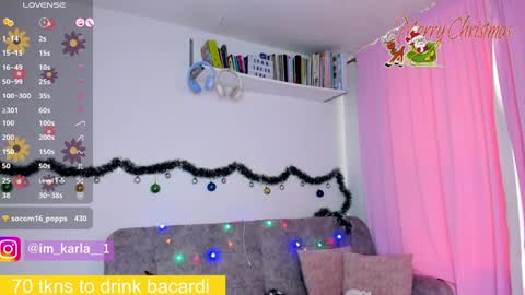 Snapshot of karla__1 chatting on December 25, 9:22 pm Ill be on at sunday see u Lynn  Could u help me to reach 100 Thmbs upp plssss   Independent girl 3 online show from December 25, 9:22 pm