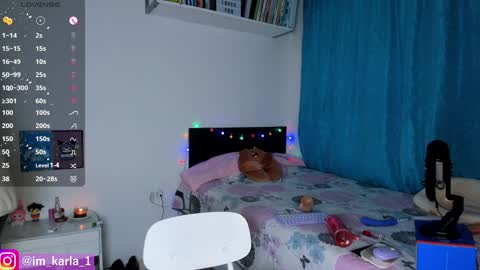 Snapshot of karla__1 chatting on January 12, 5:45 am Ill be on at sunday see u Lynn  Could u help me to reach 100 Thmbs upp plssss   Independent girl 3 online show from January 12, 5:45 am