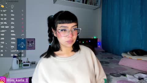 Snapshot of karla__1 chatting on January 13, 3:01 am Ill be on at sunday see u Lynn  Could u help me to reach 100 Thmbs upp plssss   Independent girl 3 online show from January 13, 3:01 am