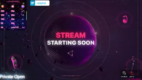 Snapshot of kittyfluf chatting on February 9, 12:36 am KittyFluf online show from February 9, 12:36 am