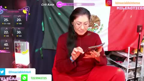 Snapshot of lainsaciableintensa chatting on October 3, 2:41 am lainsaciableintensa online show from October 3, 2:41 am