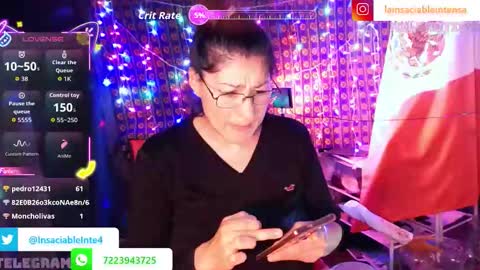 Snapshot of lainsaciableintensa chatting on October 17, 1:42 am lainsaciableintensa online show from October 17, 1:42 am