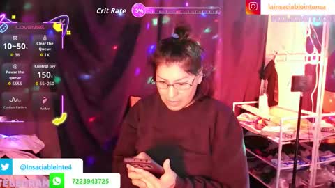 Snapshot of lainsaciableintensa chatting on October 22, 2:56 am lainsaciableintensa online show from October 22, 2:56 am