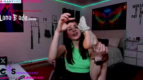 Snapshot of lanablade chatting on March 26, 7:52 pm Lana Blade online show from March 26, 7:52 pm