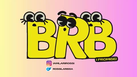 Snapshot of larirossi chatting on February 5, 7:29 pm Rossi angel online show from February 5, 7:29 pm