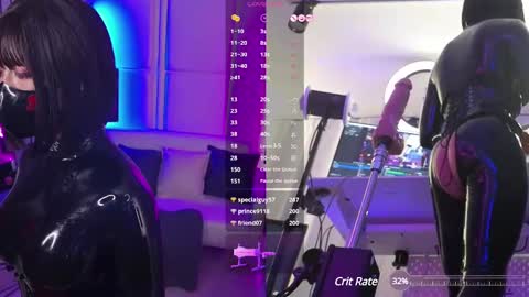 Snapshot of latexrubydoll chatting on January 9, 2:40 pm Latex Ruby online show from January 9, 2:40 pm