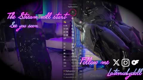 Latex Ruby online show from February 22, 3:56 am