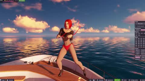 Snapshot of latina_french chatting on April 3, 7:12 pm leidy online show from April 3, 7:12 pm