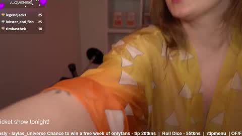 Layla Universe online show from March 14, 3:01 am