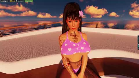 Leona online show from February 15, 1:02 am