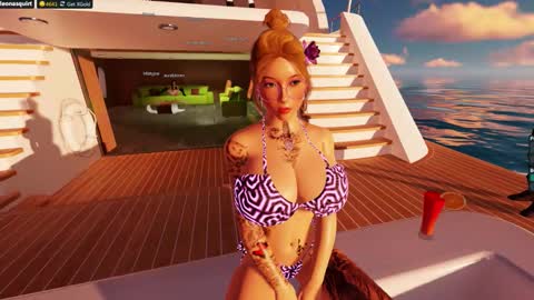 Leona online show from February 24, 1:14 am