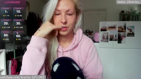 Snapshot of leusee chatting on December 23, 11:36 am LeaVixx online show from December 23, 11:36 am