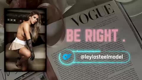 Snapshot of leyla_steel chatting on May 6, 1:16 pm INSTA leylasteel model online show from May 6, 1:16 pm