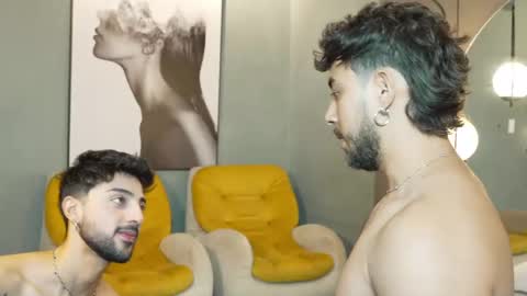 Snapshot of liam_and_luca chatting on March 12, 11:12 pm Liam Luca online show from March 12, 11:12 pm