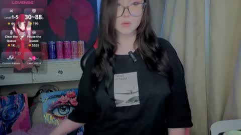 Snapshot of lilhornyprincess chatting on April 3, 9:29 am Nika and Lori online show from April 3, 9:29 am