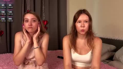 Hello our names are Kate and Alice this is our first day here. online show from July 19, 1:09 am