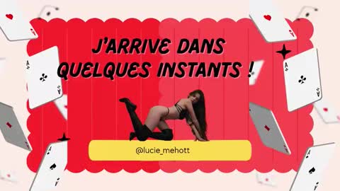 Lucie hot follow me on  online show from September 14, 8:57 am