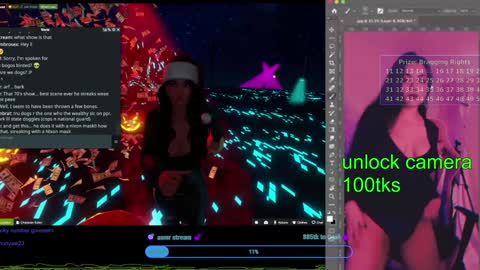 Snapshot of maudlinbrat chatting on December 8, 8:41 am maudLin online show from December 8, 8:41 am