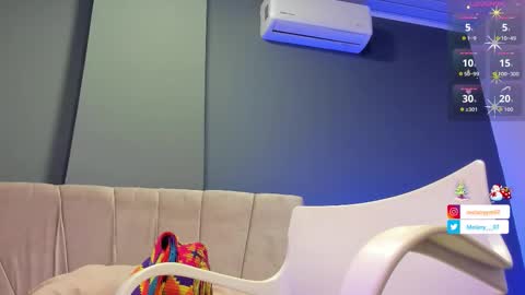 melany online show from January 12, 1:05 pm