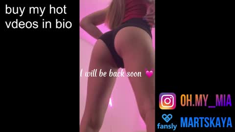 Mia Martskaya online show from January 17, 6:47 am