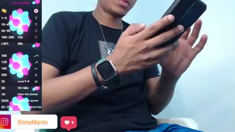 Snapshot of mike_black_22 chatting on July 30, 11:09 am Mike online show from July 30, 11:09 am