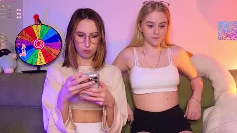 MilaBlack and  StacyBlonde Today unboxing Lovens OMG online show from February 16, 7:43 pm