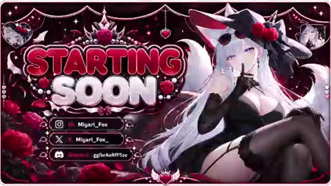 Snapshot of miyari_fox_ chatting on July 8, 6:07 am MiyariFox online show from July 8, 6:07 am