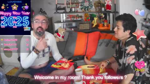 Snapshot of mrandmrsswetness84 chatting on January 8, 10:48 am MrAndMrsSwetness84 online show from January 8, 10:48 am