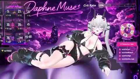 Daphne Musa online show from March 14, 8:14 pm