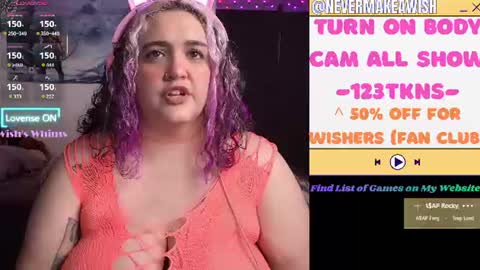 Wishs Playground online show from July 15, 9:58 am