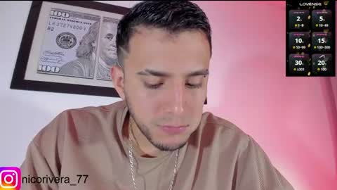 Snapshot of nico_rivera chatting on July 9, 4:38 am Nicolas online show from July 9, 4:38 am