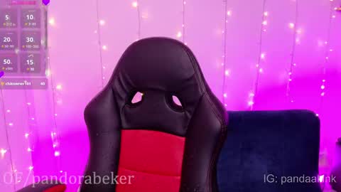 Snapshot of pandorabeker chatting on February 9, 4:40 pm online show from February 9, 4:40 pm