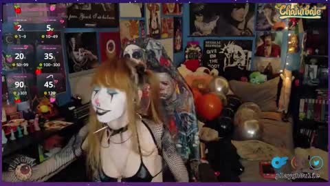 Snapshot of playgh0ul chatting on October 26, 5:46 am playgh0ul Ghoulie online show from October 26, 5:46 am