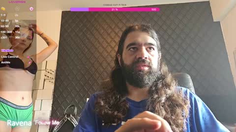 Snapshot of powercouplemix chatting on January 17, 7:05 pm Ravena Rozz online show from January 17, 7:05 pm