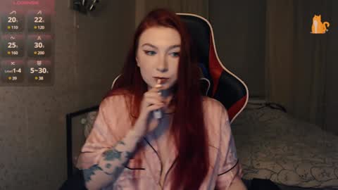 Snapshot of redhaired_kitty chatting on January 30, 10:51 pm Lina online show from January 30, 10:51 pm