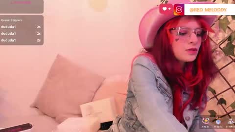 Snapshot of redmeloddy chatting on October 10, 9:36 pm Meloddy online show from October 10, 9:36 pm