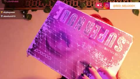 Snapshot of redmeloddy chatting on November 3, 8:10 pm Meloddy online show from November 3, 8:10 pm